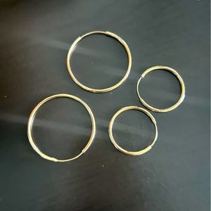 🔹3/$20 | 2 Sets of gold colored Hoops